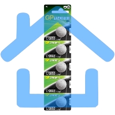 Элементы питания GP Lithium CR2032 (5шт)