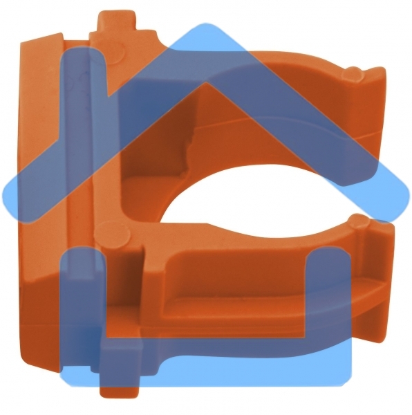 Крепеж-клипса оранжевая d20мм Plast PROxima(10шт)