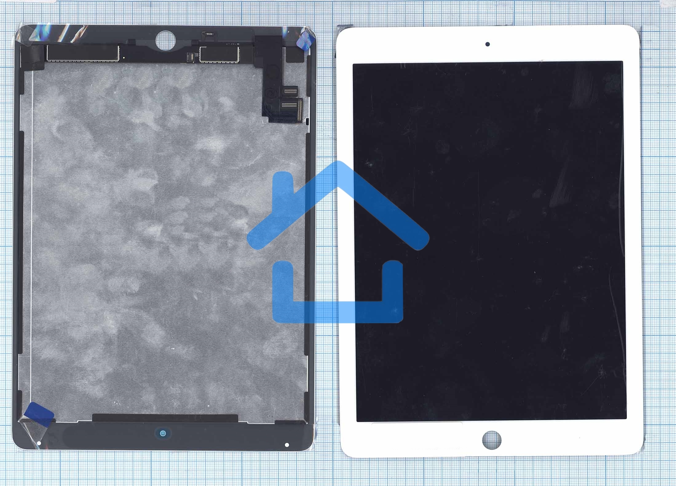 Модуль (матрица + тачскрин) для iPad Air 2 (A1566, A1567) белый