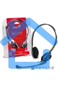 Наушники с микрофоном Genius HS-200C черный