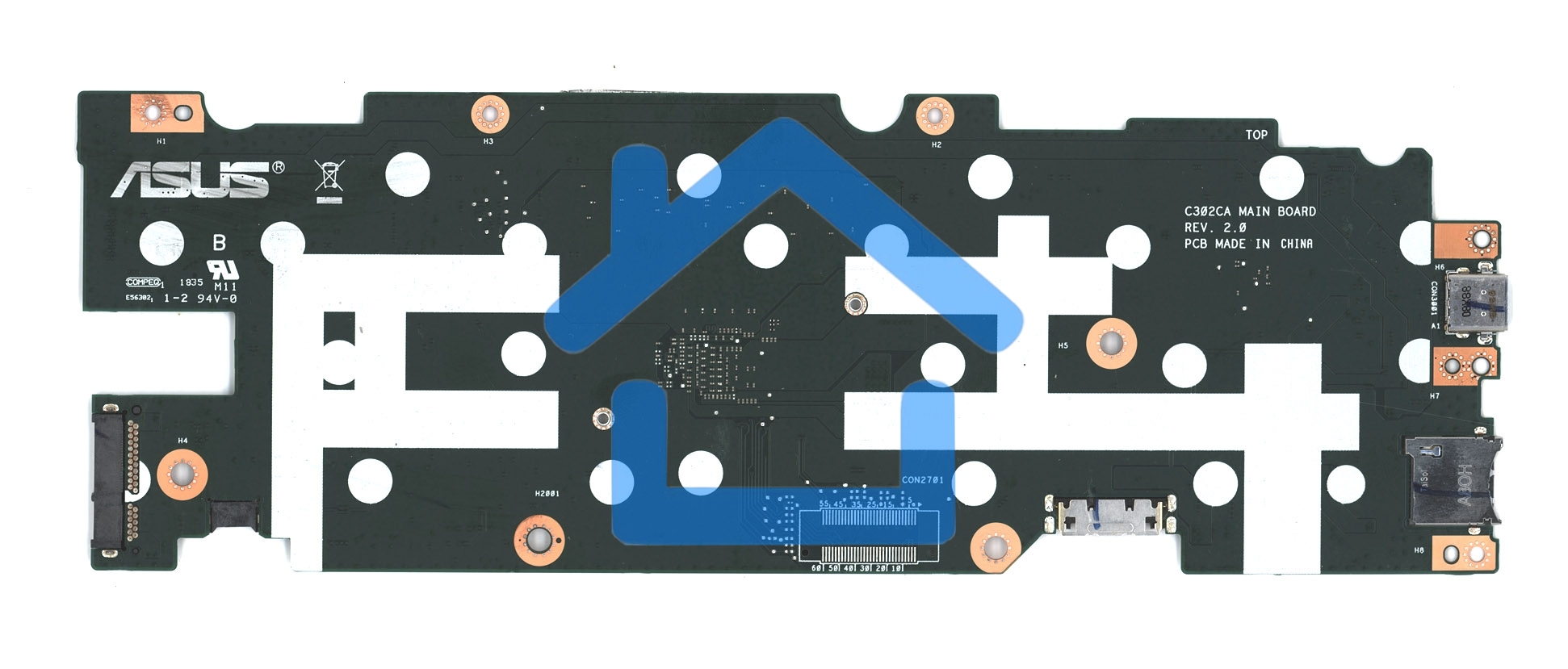 Материнская плата для Asus C302CA 4G/M3-6Y30