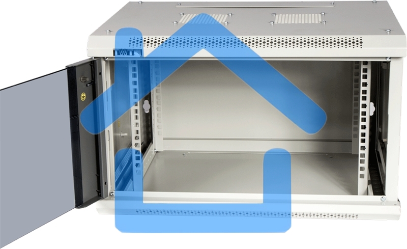 Шкаф настенный серии Pro, 9U 600x800, стеклянная дверь