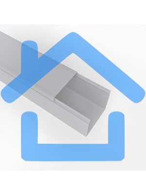 Кабель-канал 12х12 мм белый (140 м/уп.) Rexant