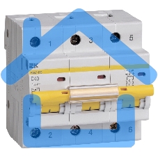 Выключатель автоматический модульный 3п C 40А 10кА ВА47-100 ИЭК MVA40-3-040-C