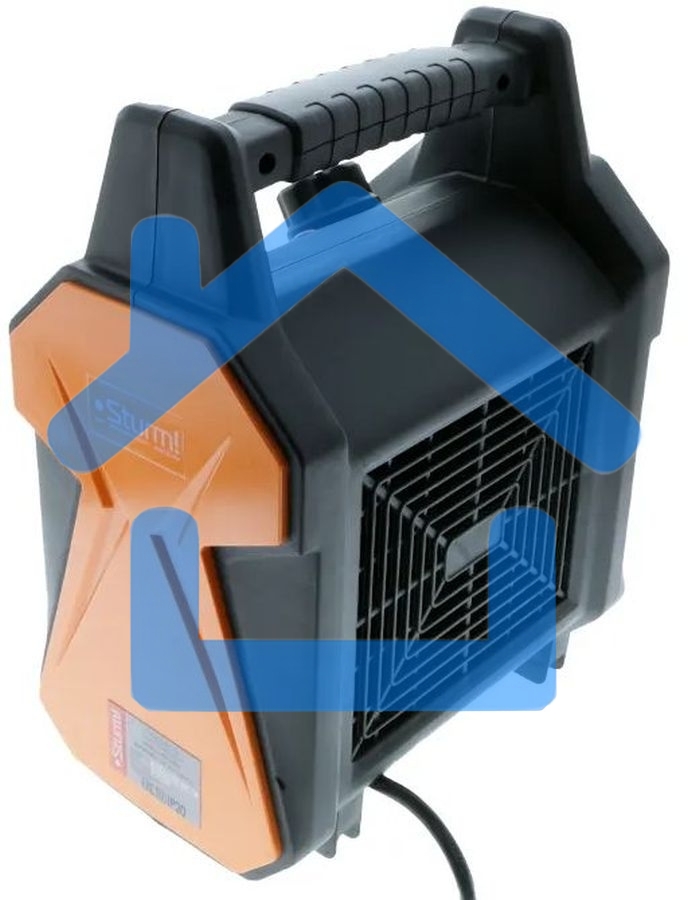 Тепловентилятор Sturm! FH2034CQ, черный/оранжевый, 2000 Вт, 20 м2, термостат