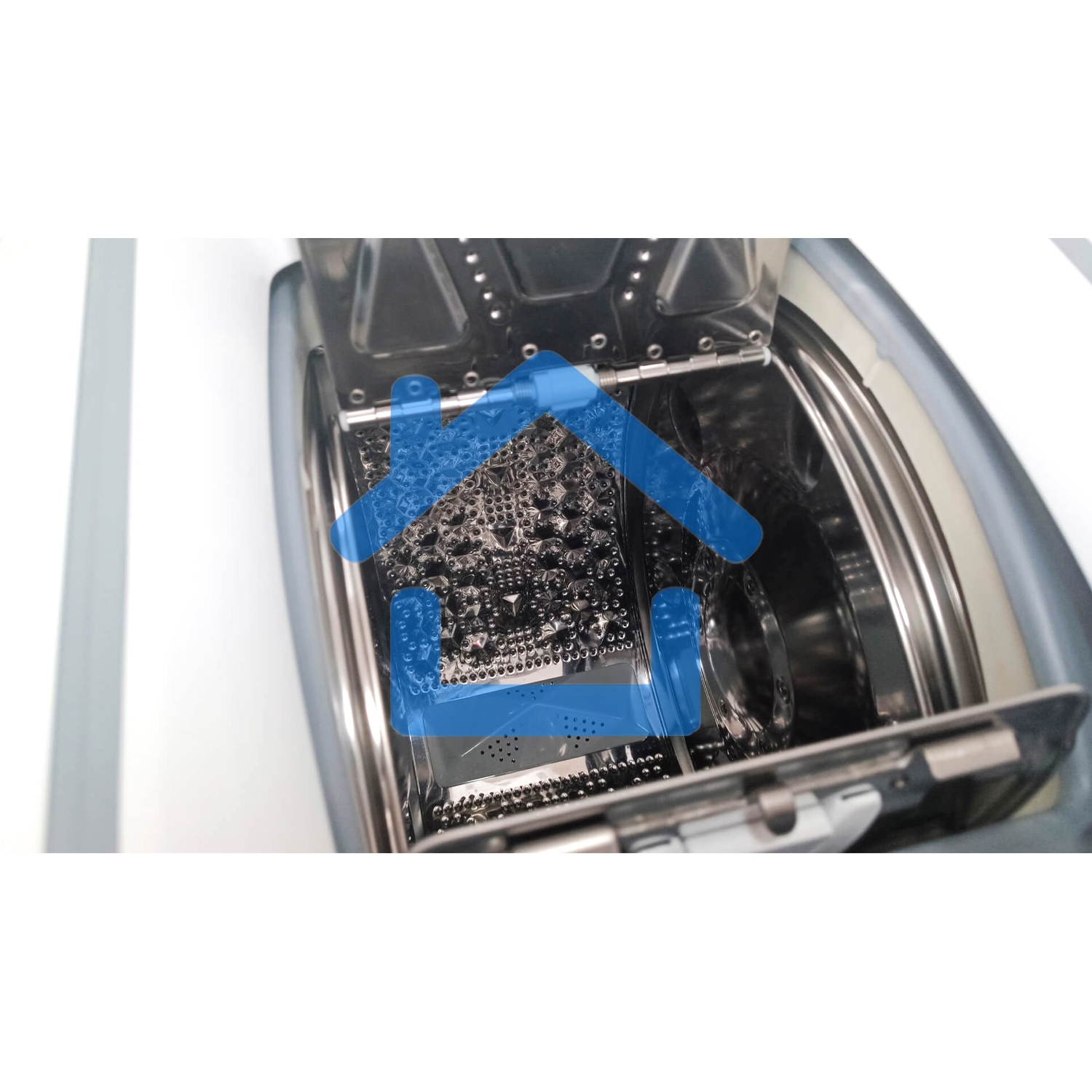 Стиральная машина Midea MFE11W65/W-C белая, загрузка вертикальная 6.5кг, 1600 об/мин., класс: A+++