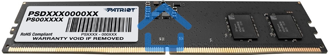 Оперативная память Patriot Signature, DDR5, 32Gb (2x16 GB), 5600 MHz, CL46, DIMM