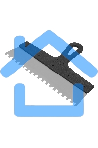 Шпатель СИБРТЕХ из нержавеющей стали,300 мм,зуб 8x8 мм,пластмассовая ручка 85476