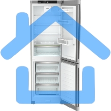 Холодильник Liebherr CNsff 5203-22 001 серебристый двухкамерный 225/94 л морозилка снизу, No Frost