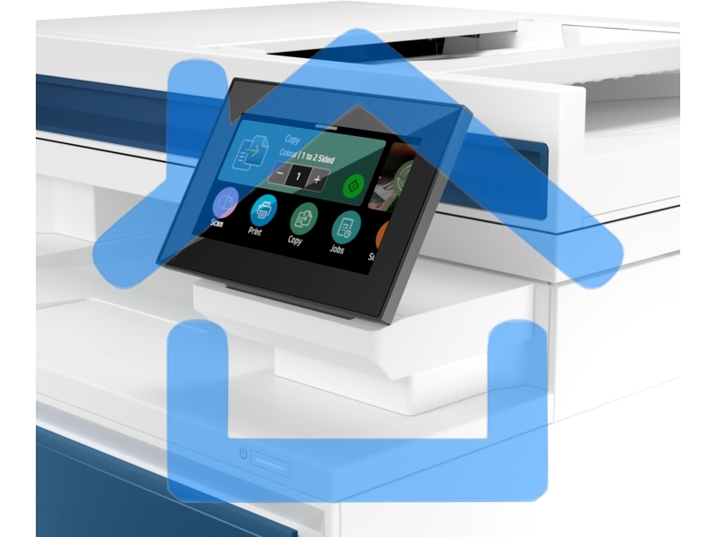 МФУ лазерный HP Color LaserJet Pro MFP 4303dw (5HH65A), A4, цветной, печ. 33 стр/мин., скан. до 44 изобр/мин. (ч/б) 35 изобр/мин. (цвет), 600x600 dpi (печать) 1200x1200 dpi (скан.), USB 2.0, Ethernet (RJ-45), Bluetooth