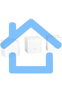 Двухдиапазонная Wi-Fi Mesh система Tenda nova MW3 (3 роутера) АС1200, 2 порта fast ethernet RJ45