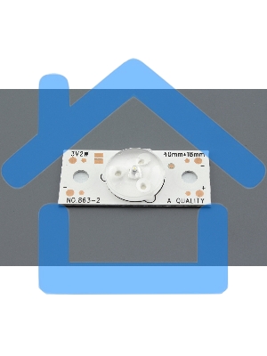 Светодиодная подсветка для телевизоров выпуклая линза 3V 2W