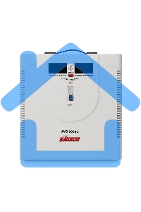 Стабилизатор напряжения Powerman AVS 8000D белый (8000ВА,40А,КПД 98%,циф. индикация вх./вых. напряж.)