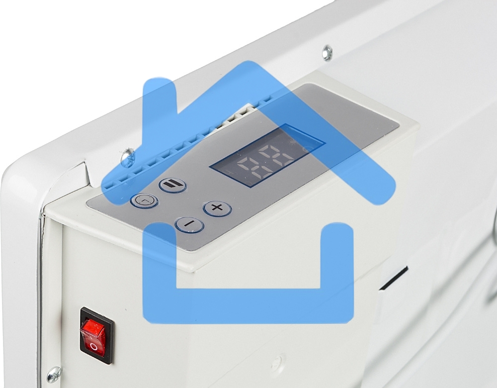 Конвектор Ресанта ОК-1500Е белый, 1500 Вт, 15 м2, термостат, дисплей