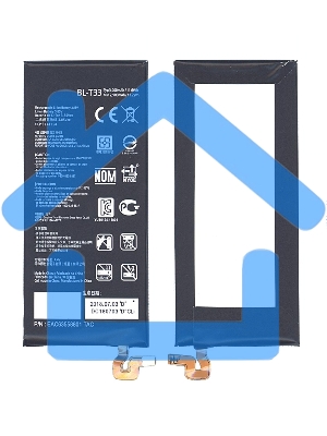 Аккумуляторная батарея BL-T33 для LG M700A, Q6 3000mAh / 11.55Wh 3,85V
