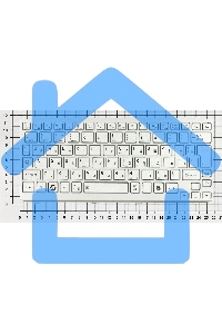 Клавиатура для ноутбука Toshiba mini NB200 NB300 NB305 серебристая