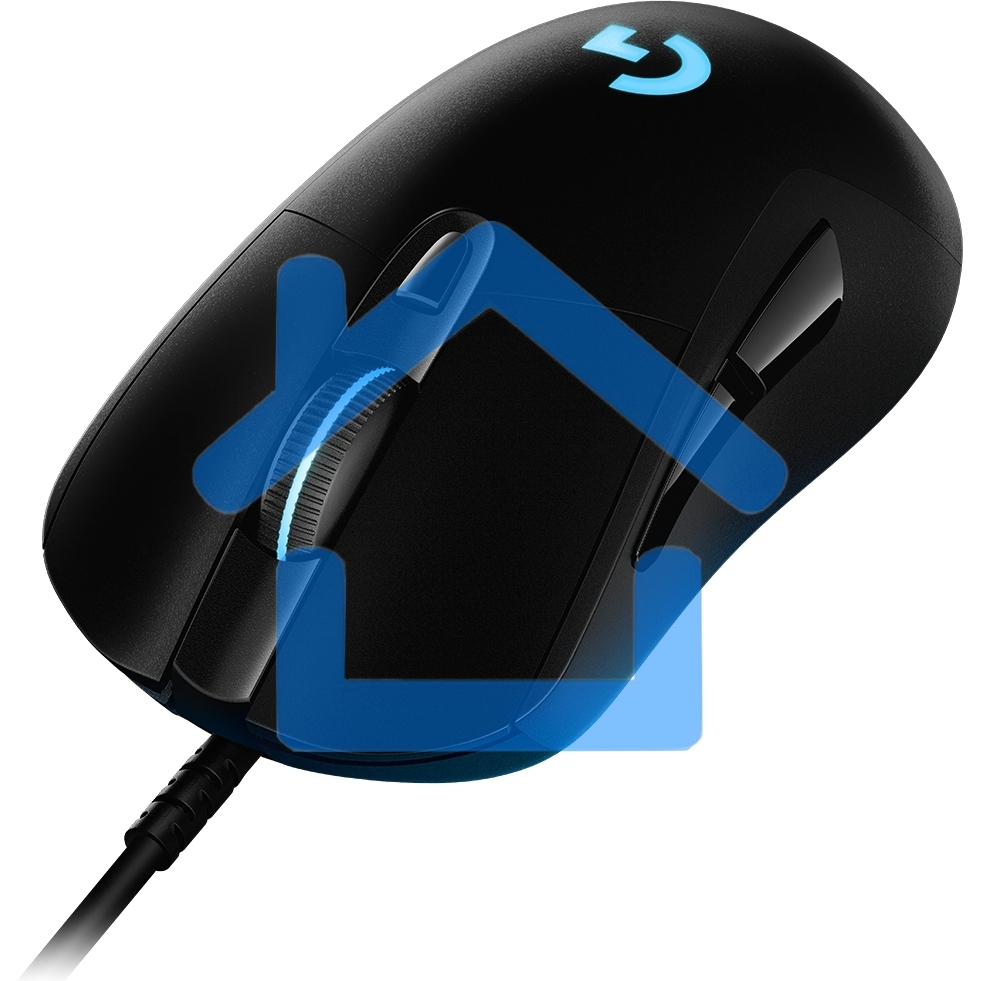 Мышь проводная Logitech G403 HERO черный, 25600 dpi, USB, кнопки - 6
