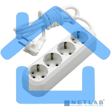 Удлинитель 4 гн 3 м с\з Makel MGP153