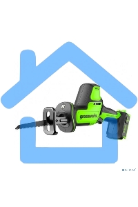 Пила сабельная аккумуляторная GreenWorks GPT-CRS-25, 24V, бесщеточная, без АКБ и ЗУ (1200507)