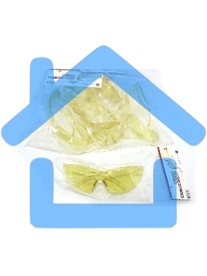 Очки защитные ПРОФЕССИОНАЛ ULTRA желтые 5 шт