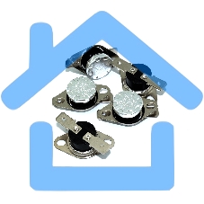 Термостат биметаллический KSD301 10А/135 С нормально замкнутый 5 шт Термостат биметаллический KSD301 10А/135 С нормально замкнутый 5 шт