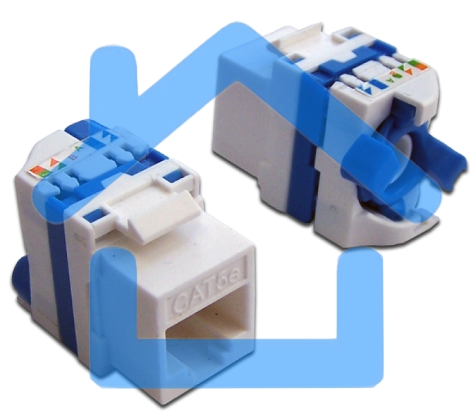 Модуль Keystone Tooless, RJ-45, кат.5E, UTP, 180 градусов, белый