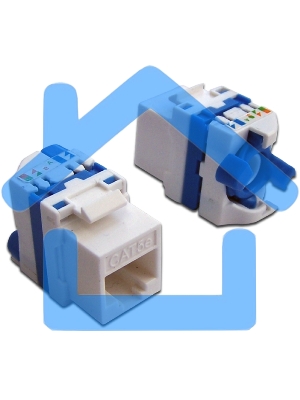 Модуль Keystone Tooless, RJ-45, кат.5E, UTP, 180 градусов, белый