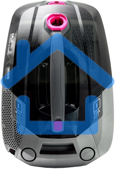 Моющий пылесос Thomas ALLERGY&FAMILY розовый/серый, 325/1700 Вт, уборка влажная/сухая/сбор жидкости, пылесборник мешок/контейнер 6 л