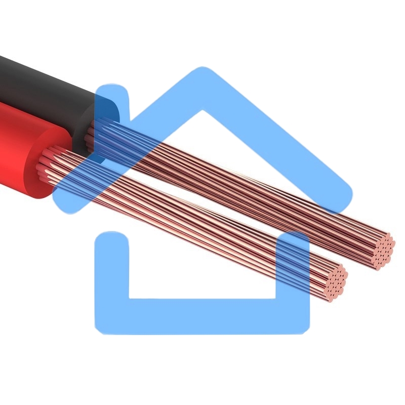 Кабель акустический 2х0,35 кв.мм красно-черный (м. бухта 10 м) Rexant