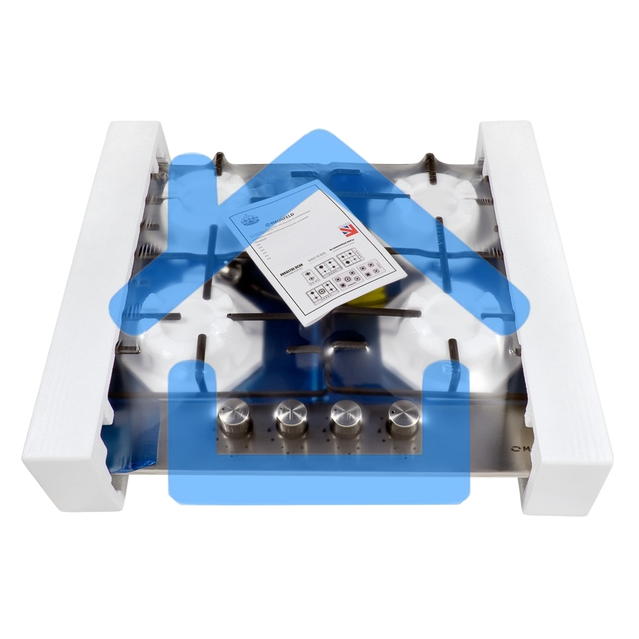 Газовая варочная панель Maunfeld EGHS.64.3ES/G/ • Тип установки: независимая • Управление: фронтальное, переключатели поворотные • Нагревательный элемент: конфорка, 4шт • Мощность конфорок, Вт: 2600, 1700, 1700, 1000• Материал исполнения: нержавеющая стал