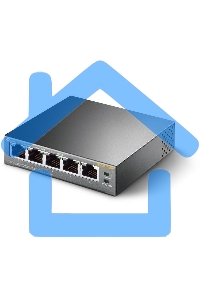 Коммутатор TP-Link SMBTL-SG1005P 5-портовый гигабитный настольный коммутатор с 4 портами PoE SMB 56W