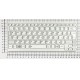 Клавиатура для ноутбука Toshiba mini NB200 NB300 NB305 серебристая