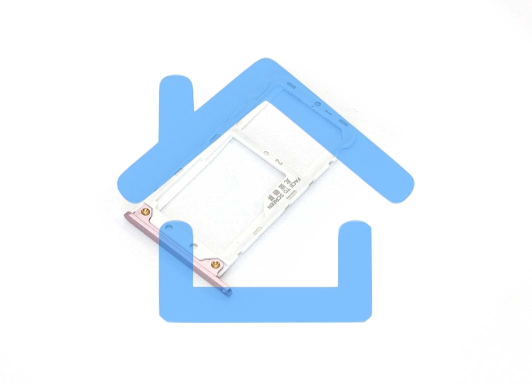 Лоток для SIM-карты Xiaomi Redmi Note 5 Pro розовый