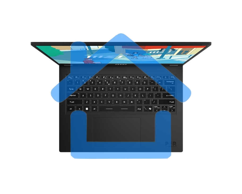 Ноутбук Modern 14H Core i5-13420H 14” 16:10 FHD+ (1920x1200), 60Hz IPS DDR4 16Gb*1 Iris Xe Graphics 512Gb SSD 3cell (53.8Whr) 1.6kg Single backlight (White) Win11 Pro,1y Black KB Eng/Rus