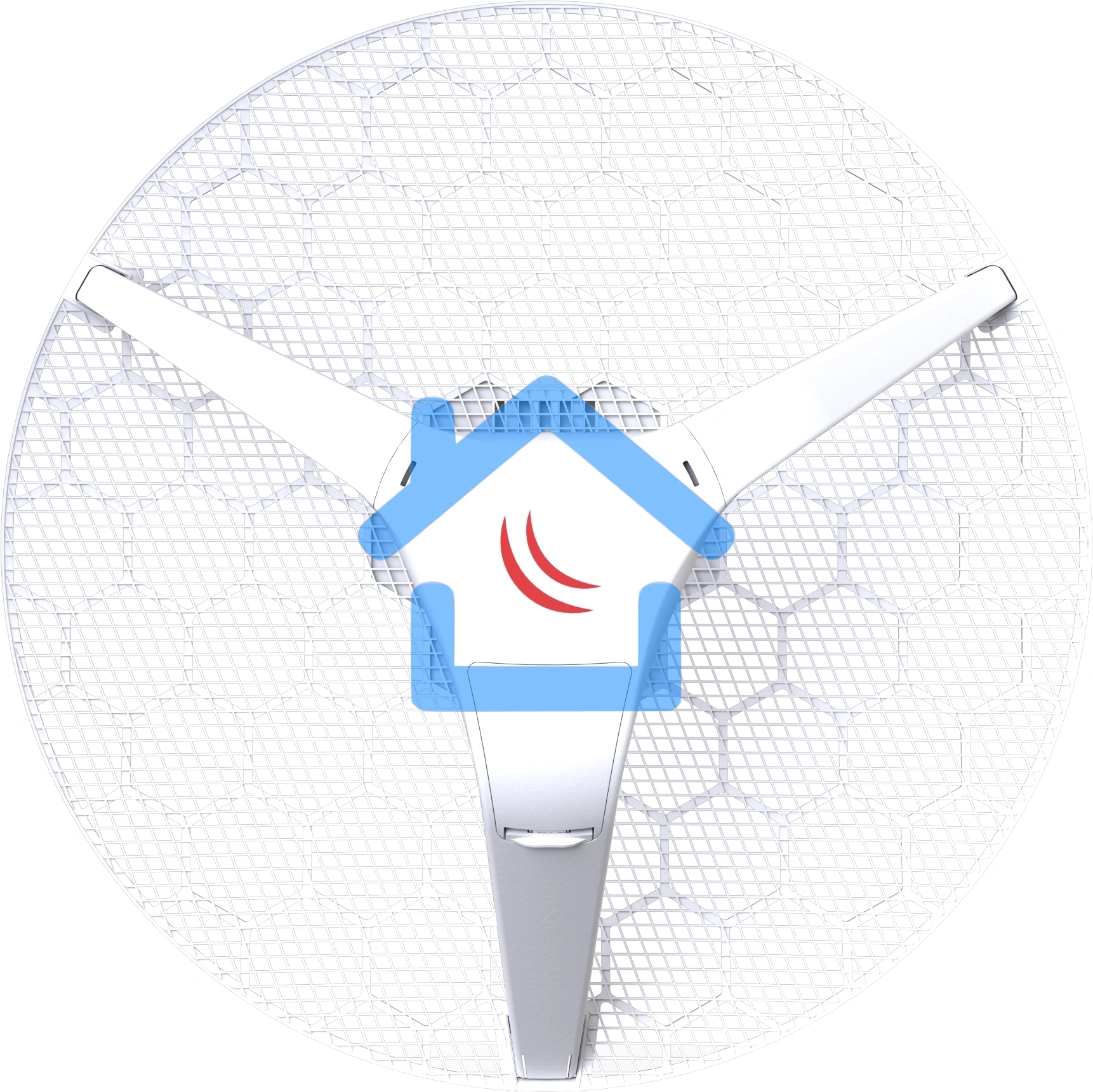 Точка доступа MikroTik LHG 5 Tripack (Three units of LHG 5 with 24.5dBi 5GHz antenna, Dual Chain 802.11an wireless, 600MHz CPU, 64MB RAM, 1x LAN, POE, PSU, RouterOS L3) – all three antennas in single box