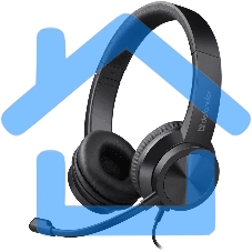 Гарнитура проводная Defender Tune 150 (черная, провод 1.8 м)