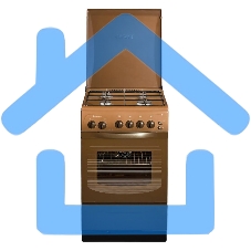 Плита газовая Gefest ПГ 3200-05 К19 коричневый, конфорок 4 шт, духовка 44 л, 50 см x 85 см x 57 см