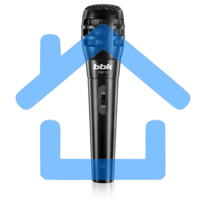 Микрофон BBK CM110 черный 2.5м