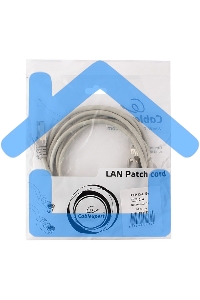 Патч-корд FTP Cablexpert кат.5e, 2м, литой, многожильный (серый)