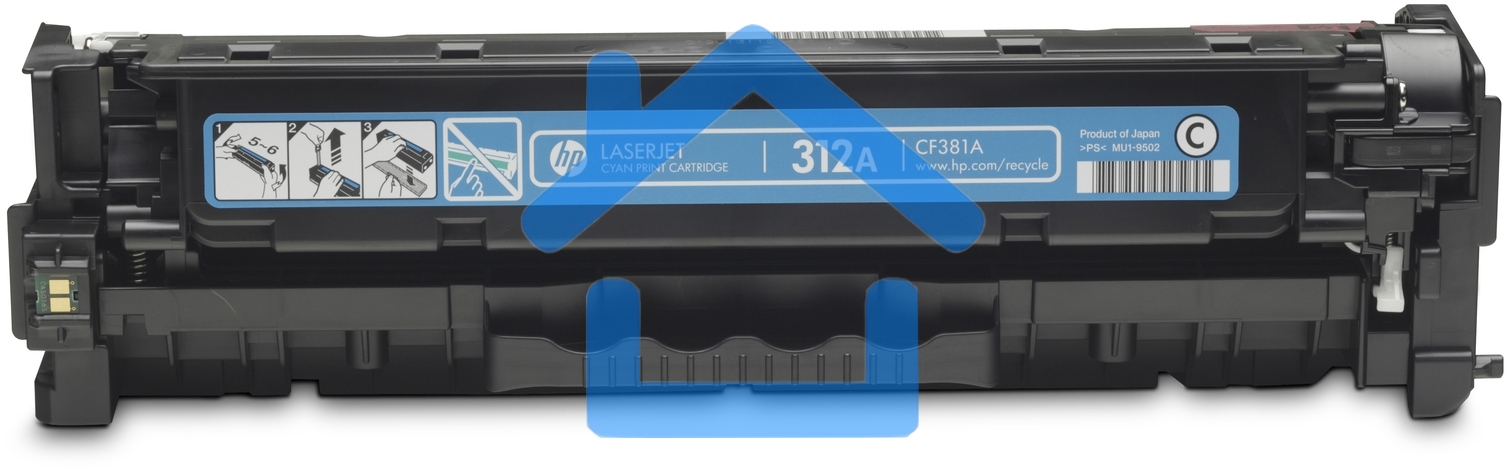 Тонер Картридж HP 312A CF381A голубой для HP CLJ Pro M476 (2400стр.)