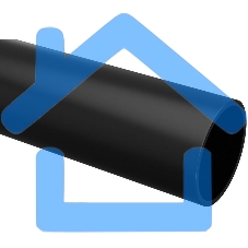 Труба гладкая жесткая ПНД d20мм черный (уп.100м) ИЭК CTR10-020-K02-100-1