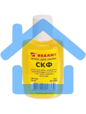 Флюс для пайки СКФ спирто-канифольный 30мл Rexant 09-3640