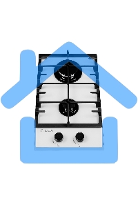 Газовая варочная панель LEX GVG 321 белый4000Вт 2 комфорки белый