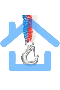 Трос буксировочный Rexant 3.5 т, 5 м, с двумя крюками, в чехле