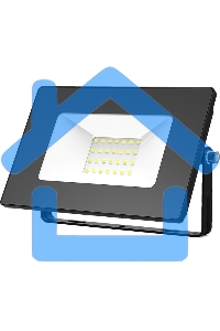 Прожектор светодиодный Gauss Elementary 30Вт 2100лм IP65 6500К черный ПРОМО