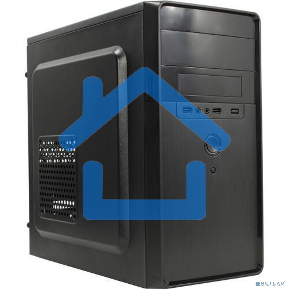 Компьютерный корпус Minitower ExeGate EX286426RUS BA-309-450W-8 (mATX, БП AA450 с вент. 8см, 2*USB, HD аудио, черный)