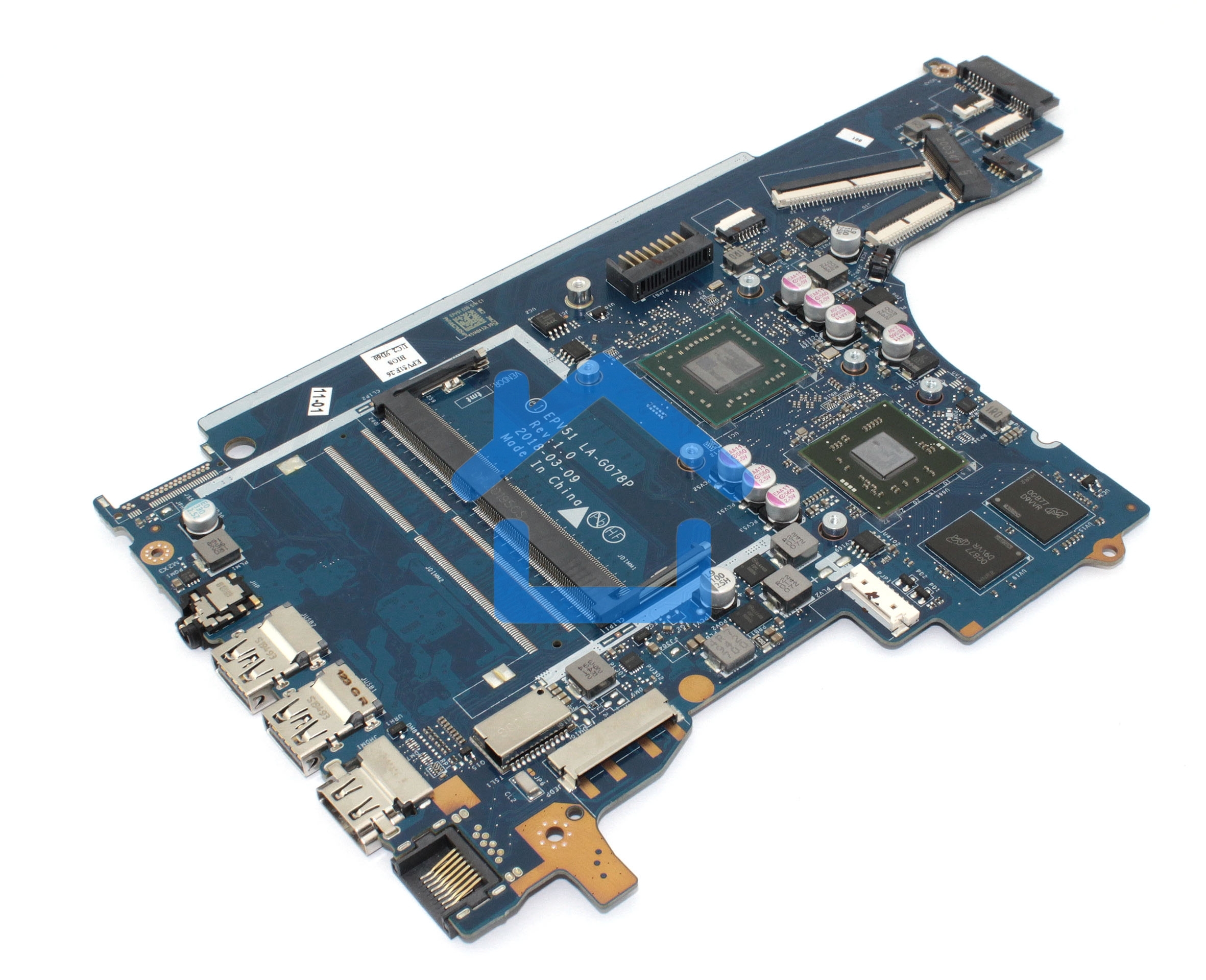 Материнская плата LA-G078P HP 255 G7 15T-DB 15-DB 15-DA 530 2GB A6-9225