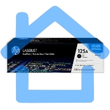 Картридж лазерный HP CB540AD черный двойная упаковка для CLJ CP1215/CP1515/CP1518 2 х 2200стр.