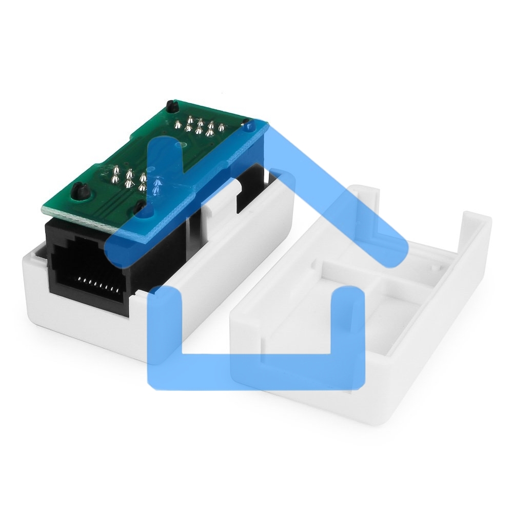 Коннектор Gembird Соединитель RJ-45F/RJ-45F cat. 5e (NA350)