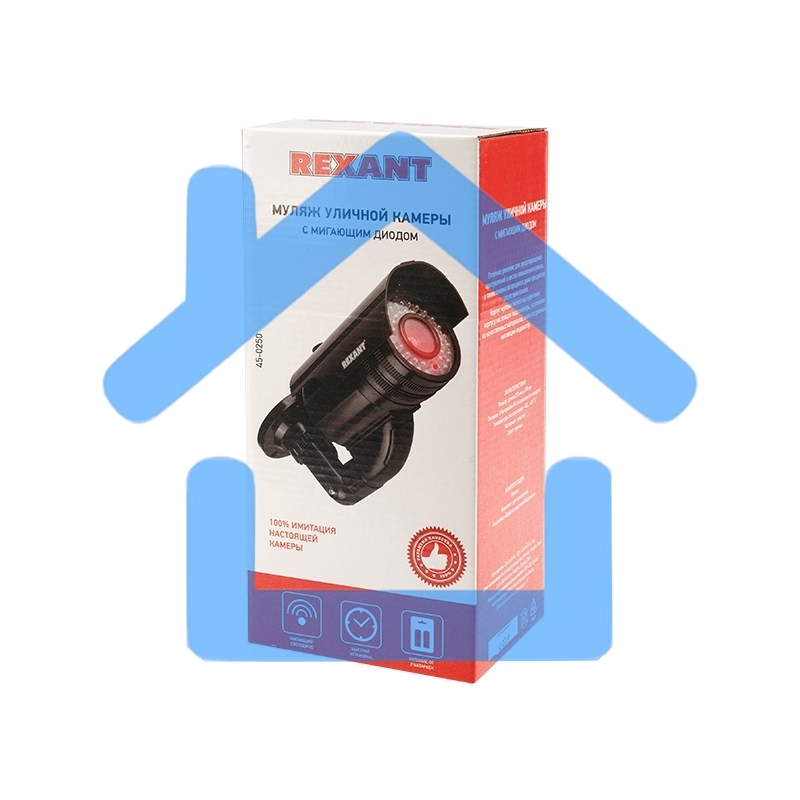 Муляж камеры Rexant уличный, цилиндрический, черный